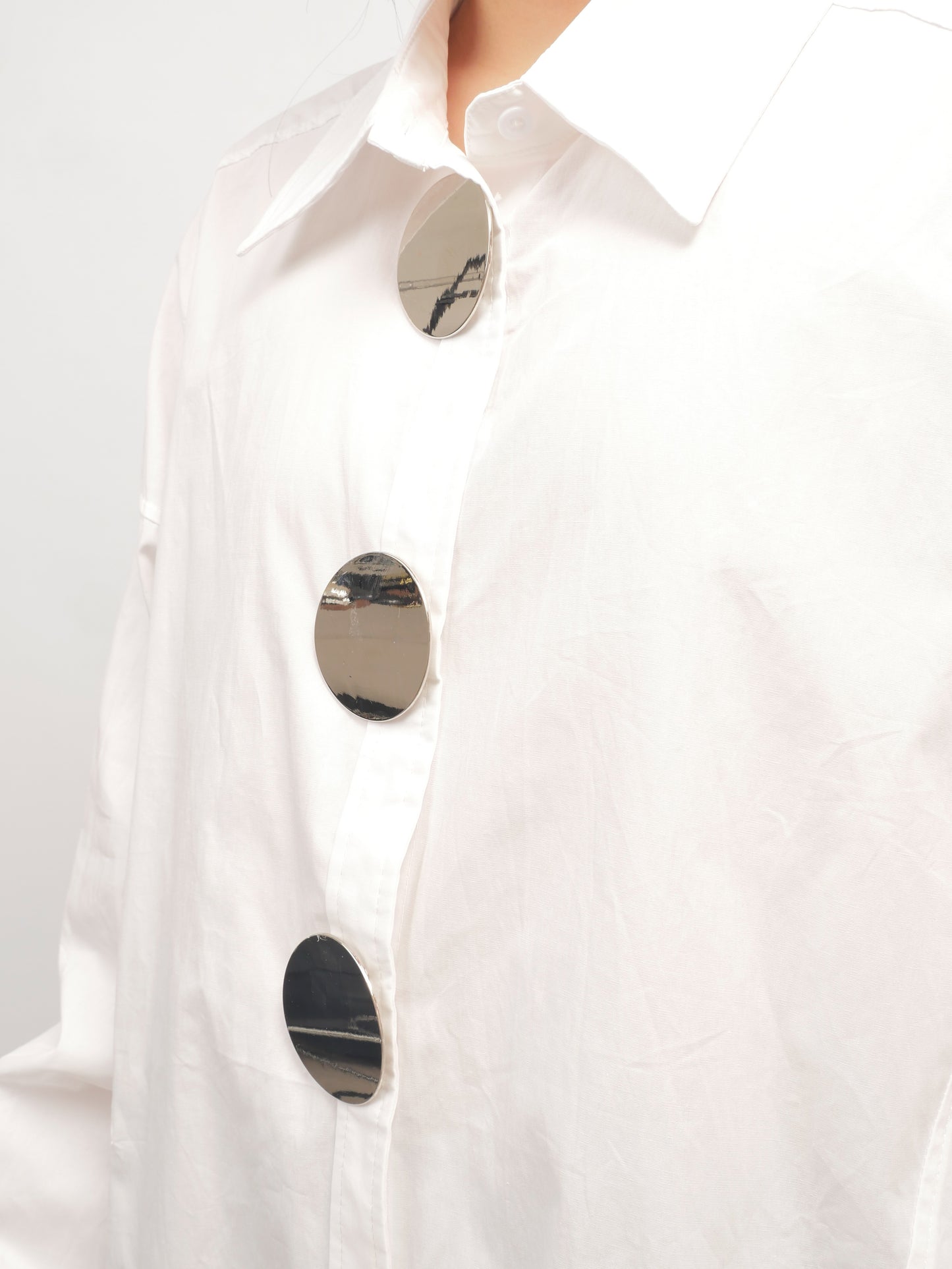 Oversized Cotton Shirt – Moon Fade – MJ264782-S