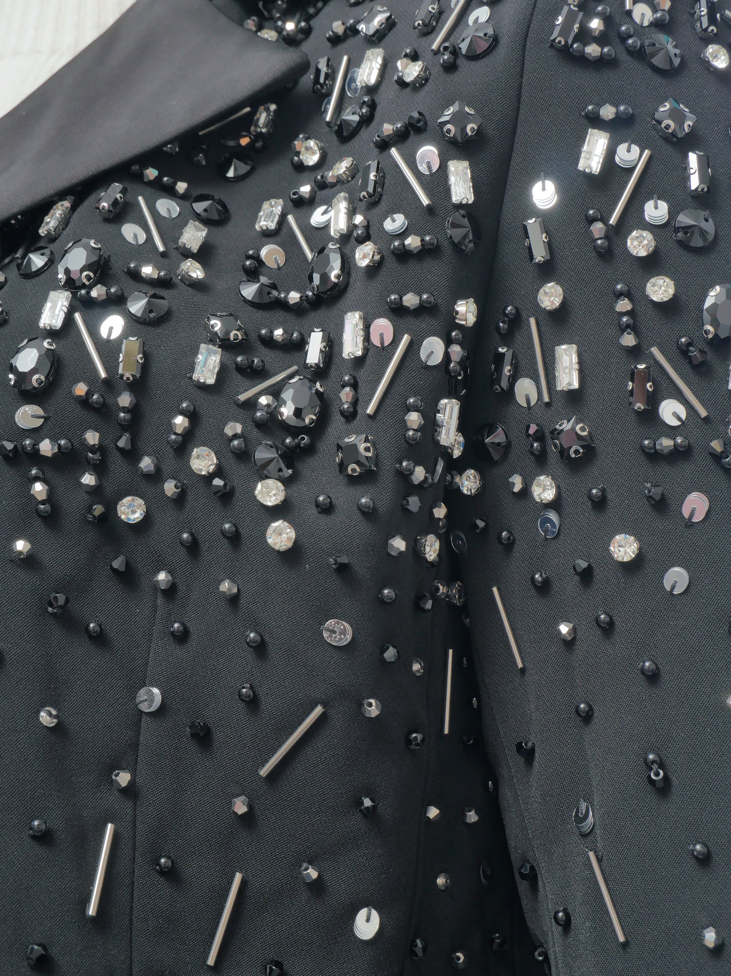 Embellished Blazer – Midnight Glint – MJ260117