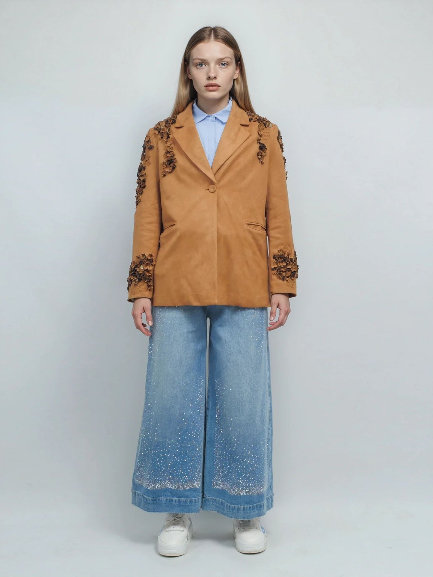 Veste à Découpes et Détails – Rustic Bloom – MJ263943
