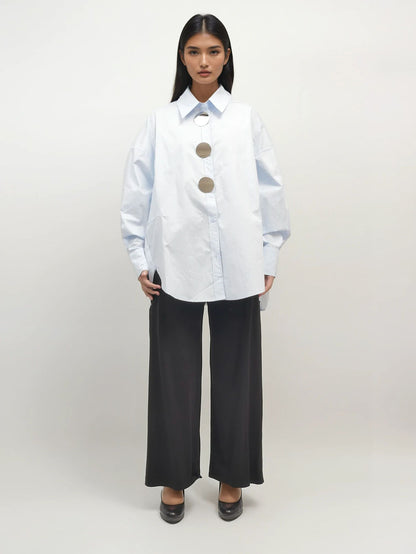 Oversized Cotton Shirt – Moon Fade – MJ264782-S