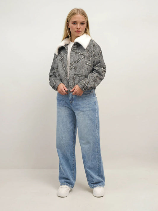 Shearling Aviator Jacket – Alpine Mode – MJ263444