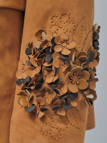 Cut-Out Detail Blazer – Rustic Bloom – MJ263943