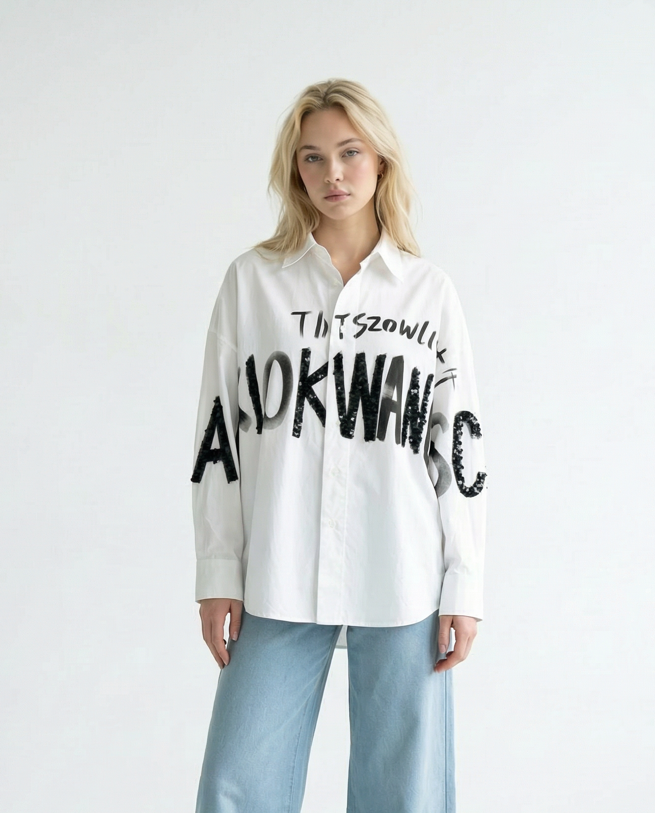 Chemise À Lettrage – Studio Montaigne – MJ276339
