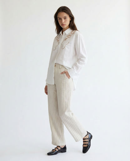 Chemise Blanche Tencel-Lin – Atelier Alba – MJ274257