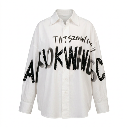 Chemise À Lettrage – Studio Montaigne – MJ276339