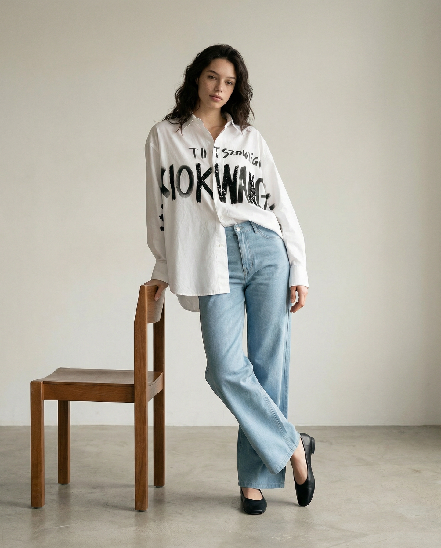 Chemise À Lettrage – Studio Montaigne – MJ276339
