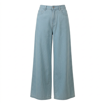 Pantalon Bleu Coton-Mélangé – Atelier Riviera – MJ271270