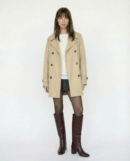 Short Trench Jacket – THE Trench – MJ275002