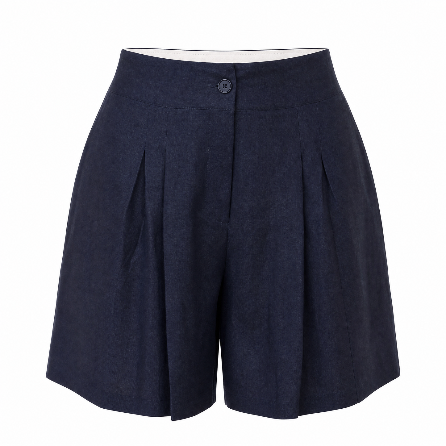 Short taille haute à plis – Méditerranée Claire – MJ1271-A
