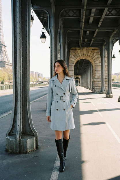 Short Belted Trench – THE Trench – MJ27003