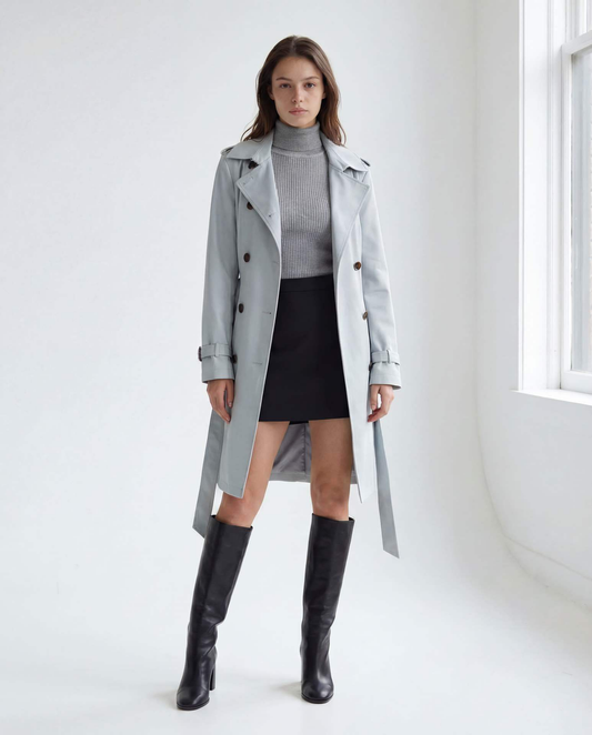 Short Belted Trench – THE Trench – MJ27003