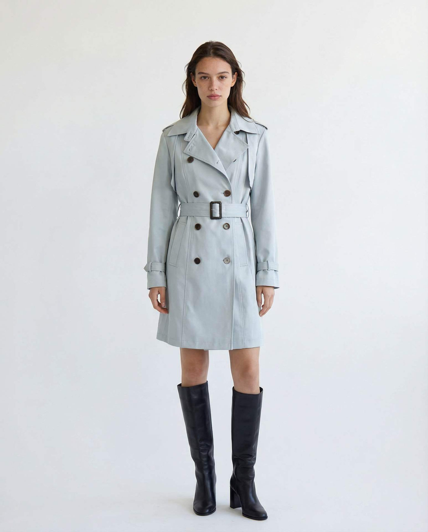 Short Belted Trench – THE Trench – MJ27003