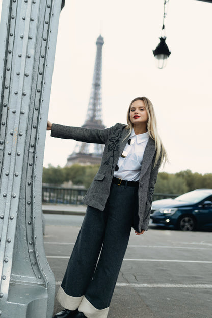 Oversized Cotton Shirt – Moon Fade – MJ264782-S