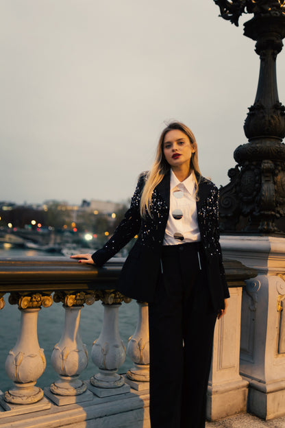 Oversized Cotton Shirt – Moon Fade – MJ264782-S