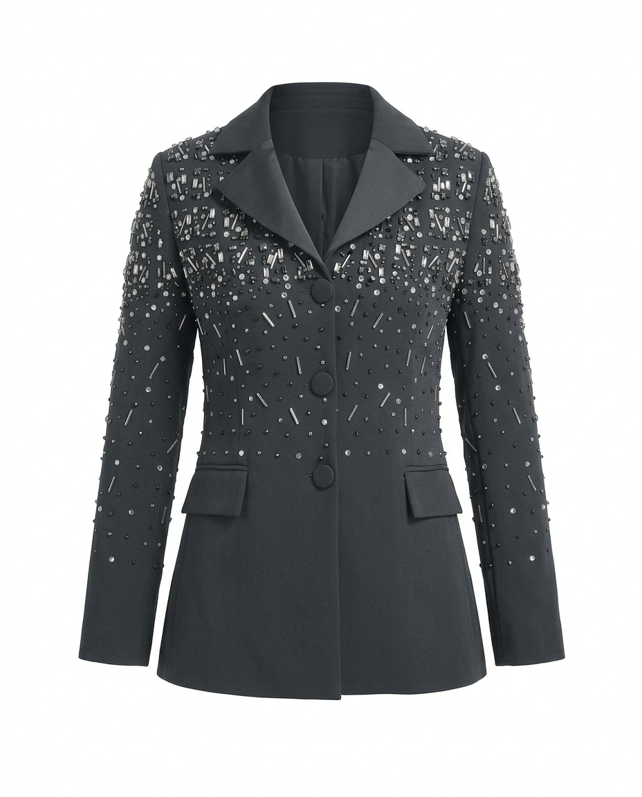 Veste à Broderies – Midnight Glint – MJ260117