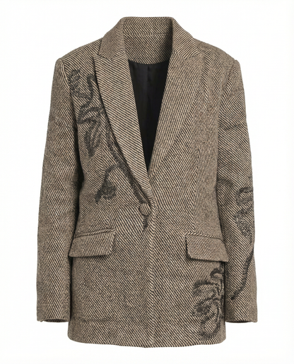 Sequin Detail Blazer – Shadow Thread – MJ263409