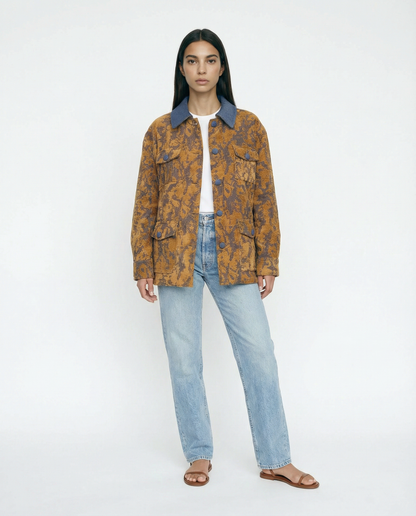 Patterned Collar Jacket – Baroque Field – MJ263668