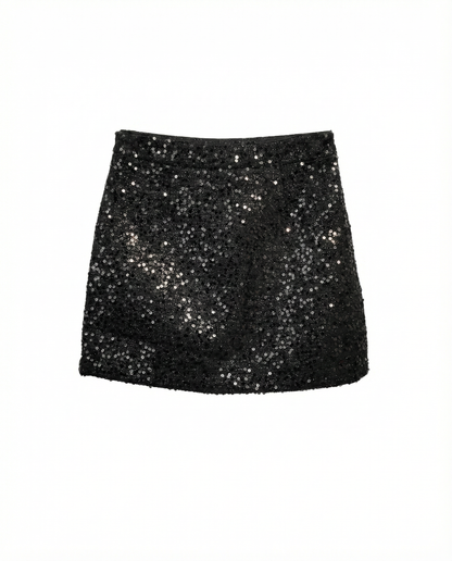 Paillette Mini Skort – Nuit Frisson – MJ264078
