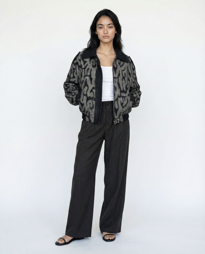 Fur Collar Jacket – Nocturne Edge – MJ264374