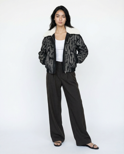 Fur Collar Jacket – Nocturne Edge – MJ264374