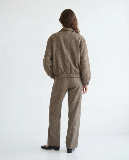 Wool Utility Jacket – Earth Weave – MJ266385