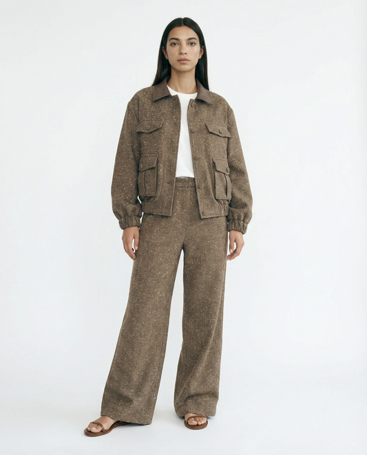 Veste Utility en Laine – Earth Weave – MJ266385