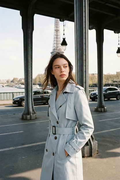 Short Belted Trench – THE Trench – MJ27003